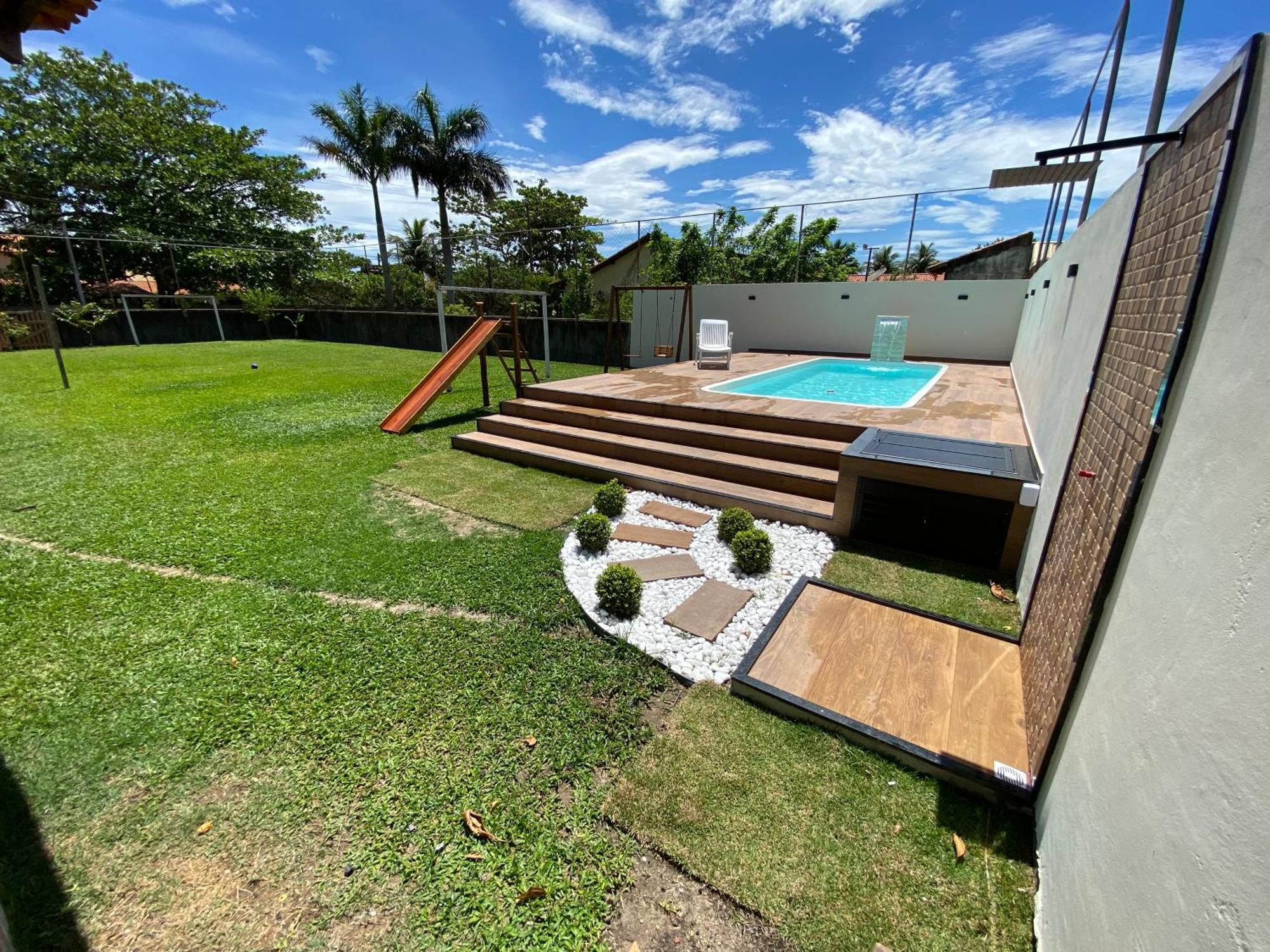Casa Bem Espacosa Com Piscina, Campo De Futebol E Area Gourmet A Um Quarteirao Da Lagoa De Praia Seca アラルアマ エクステリア 写真
