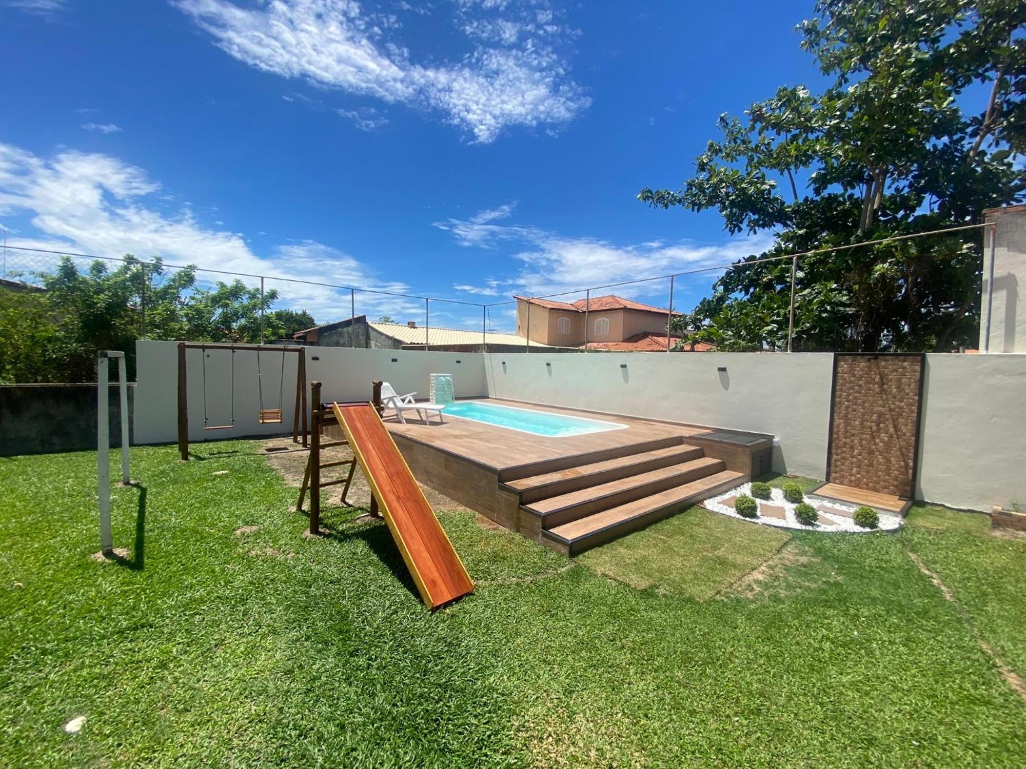 Casa Bem Espacosa Com Piscina, Campo De Futebol E Area Gourmet A Um Quarteirao Da Lagoa De Praia Seca アラルアマ エクステリア 写真
